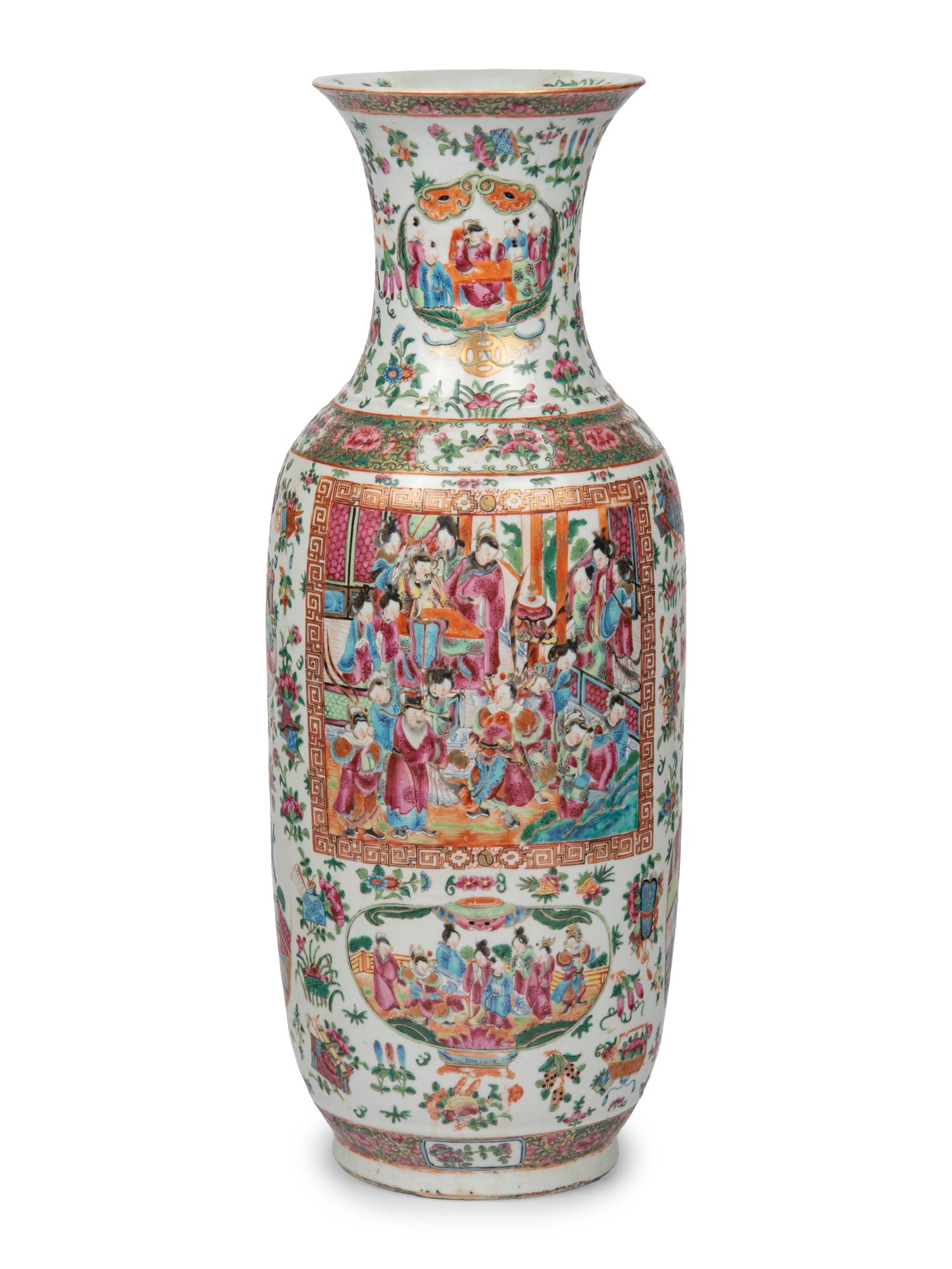 A Large Chinese Export Porcelain Vase