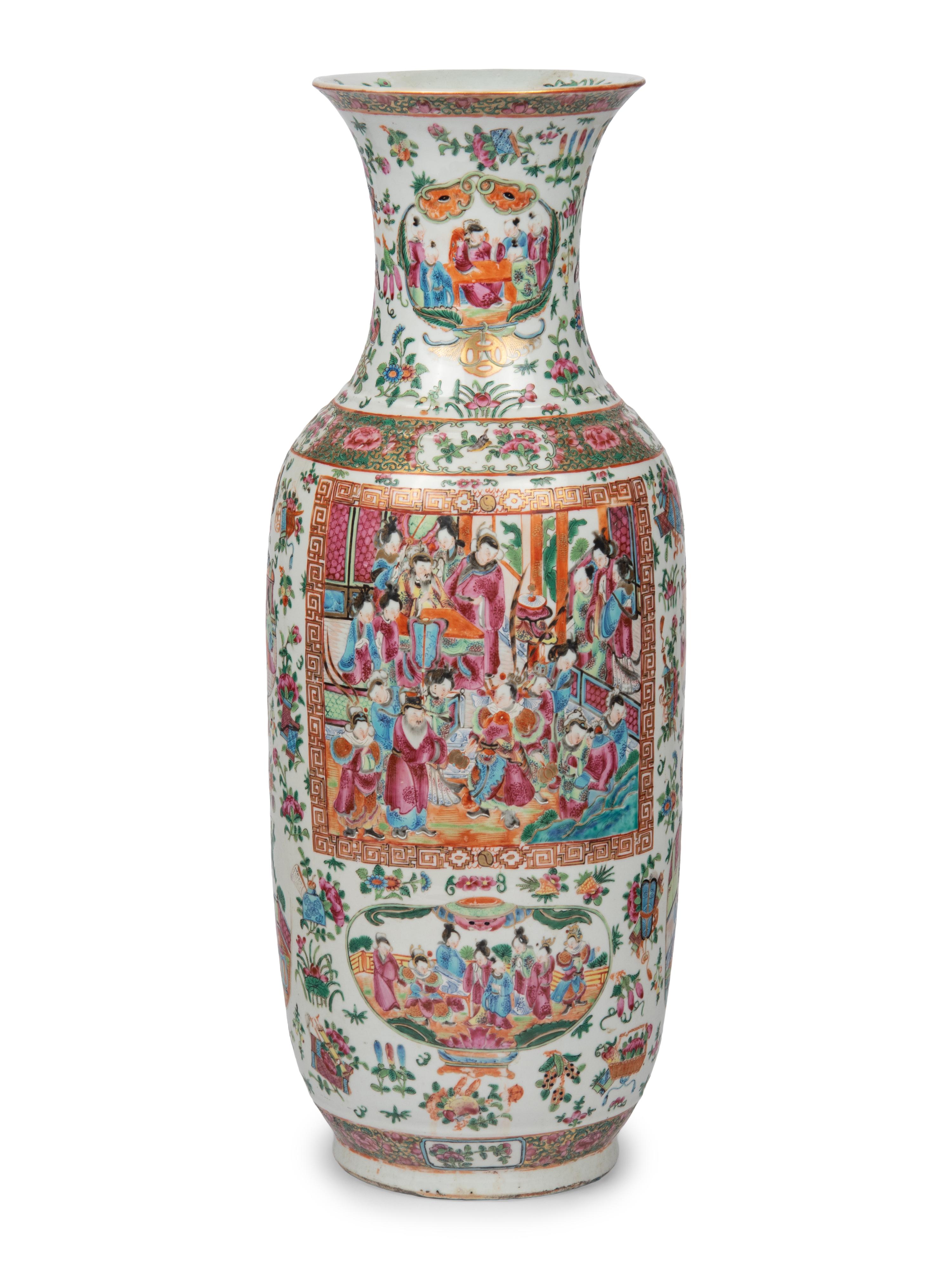 A Large Chinese Export Porcelain Vase