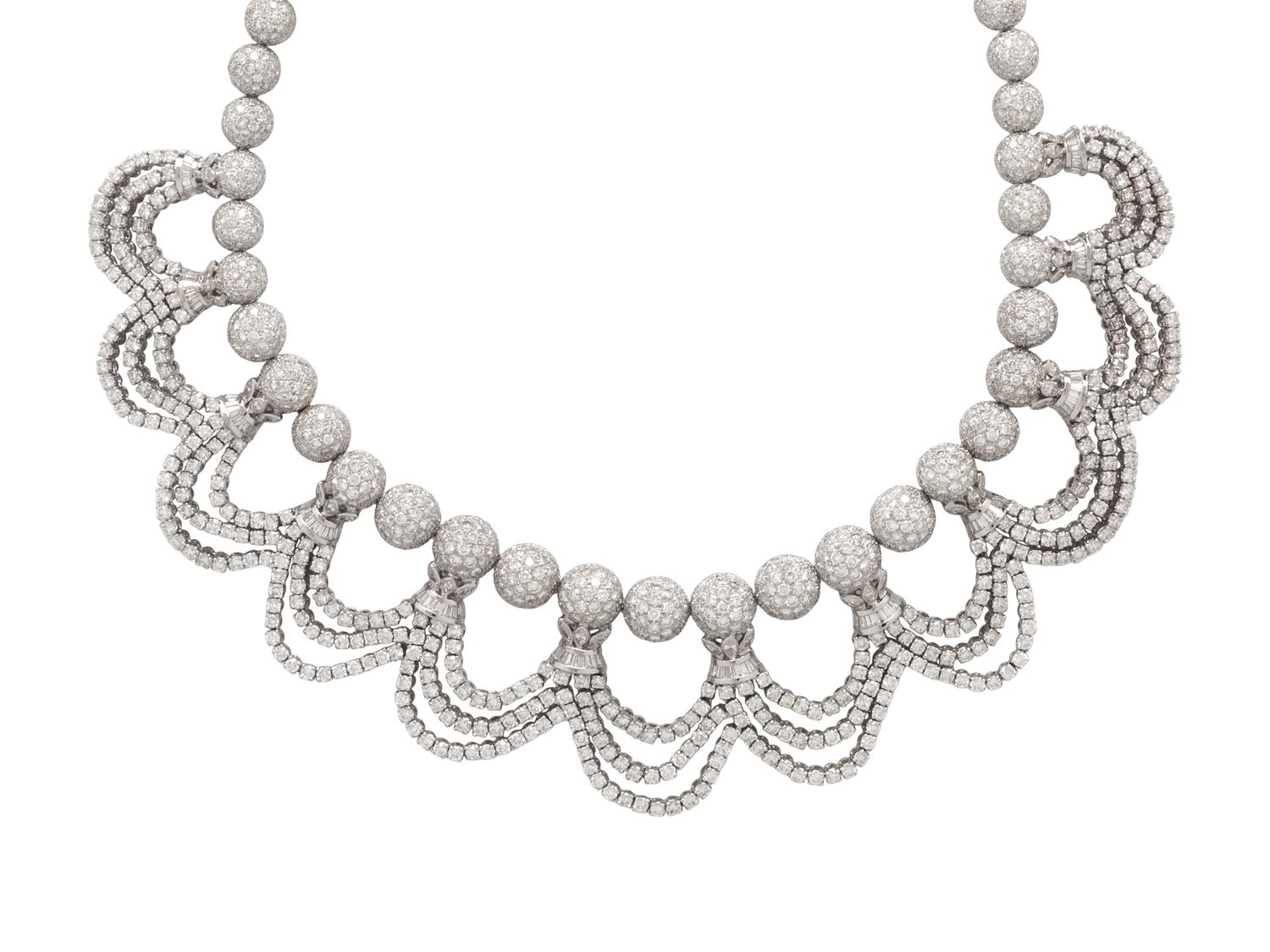 DIAMOND SWAG NECKLACE