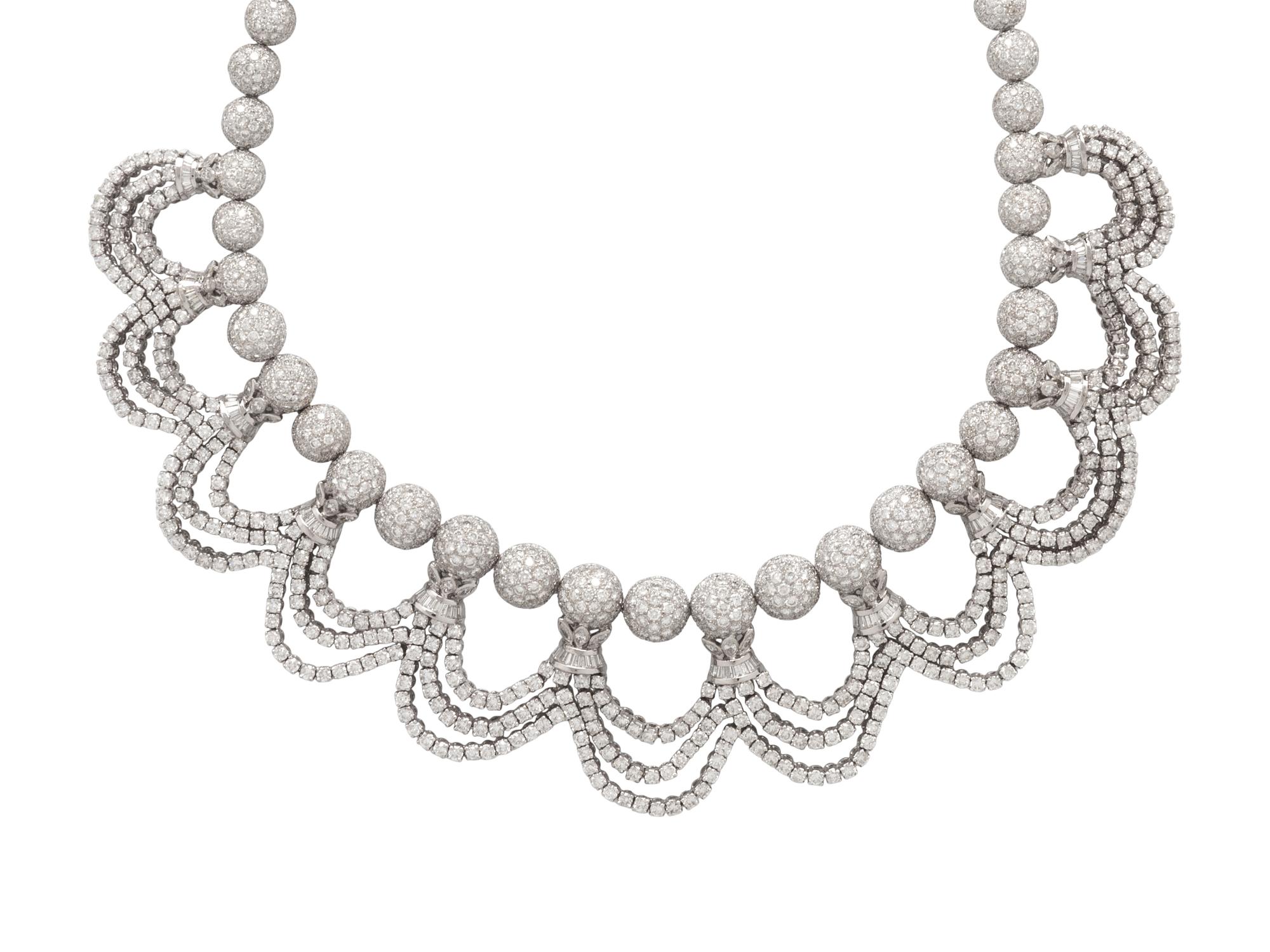 DIAMOND SWAG NECKLACE
