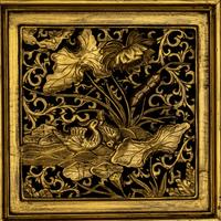 Three Chinese Carved Wood Panels