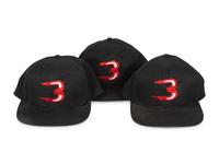 A Group of 10 Vintage Snapback Chicago Bulls Hats from the Collection of Sports Super Agent Steve Zucker,