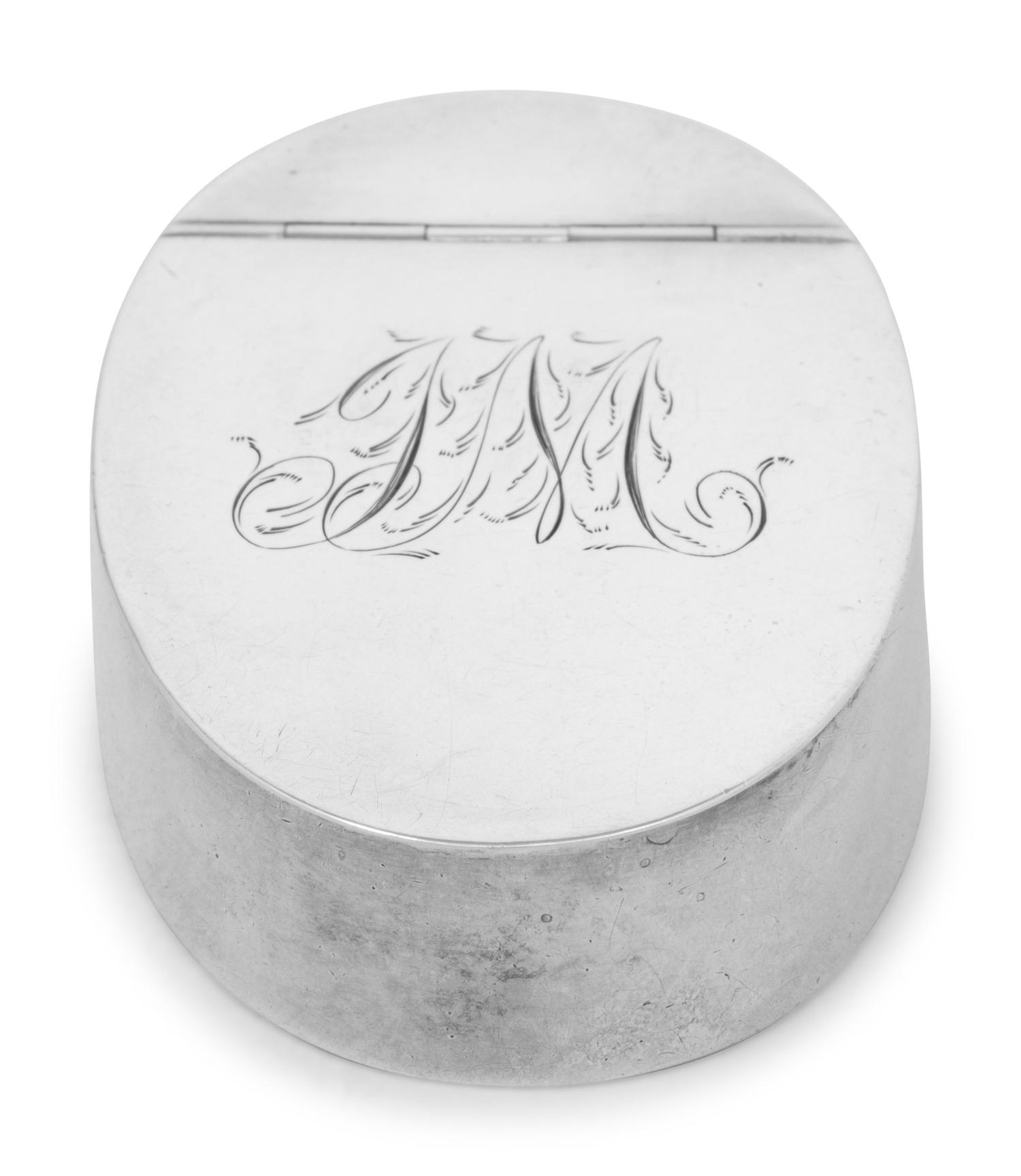 An American Silver Snuff Box