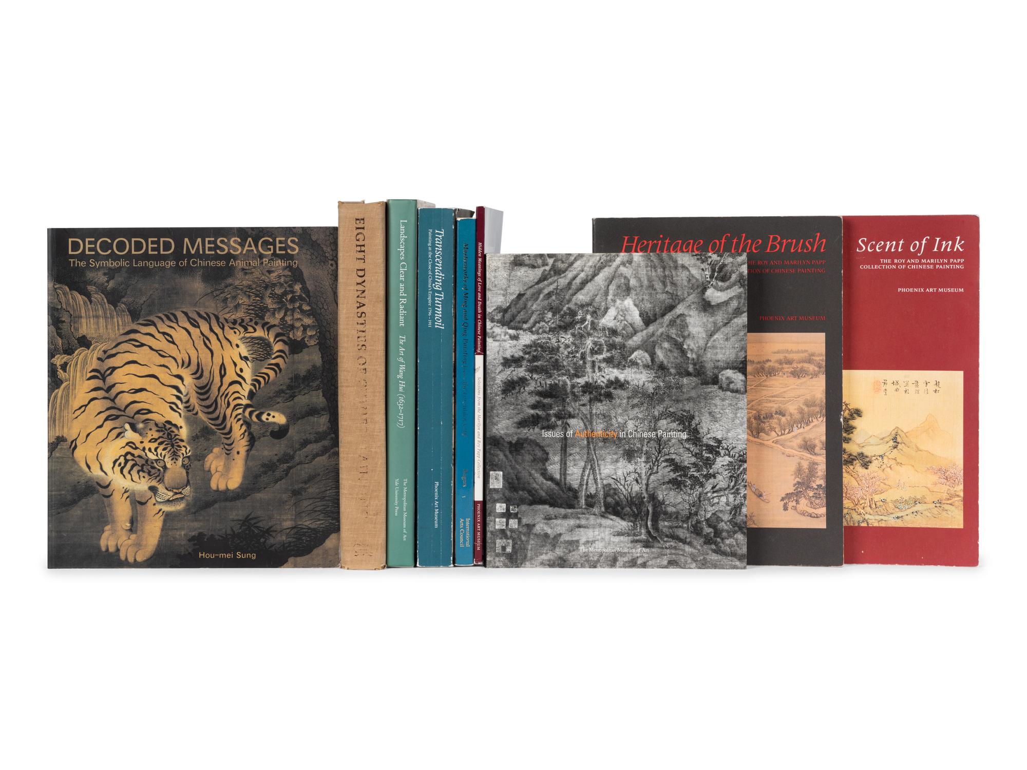 [CHINESE PAINTINGS] A group of reference works about Chinese Paintings, comprising: