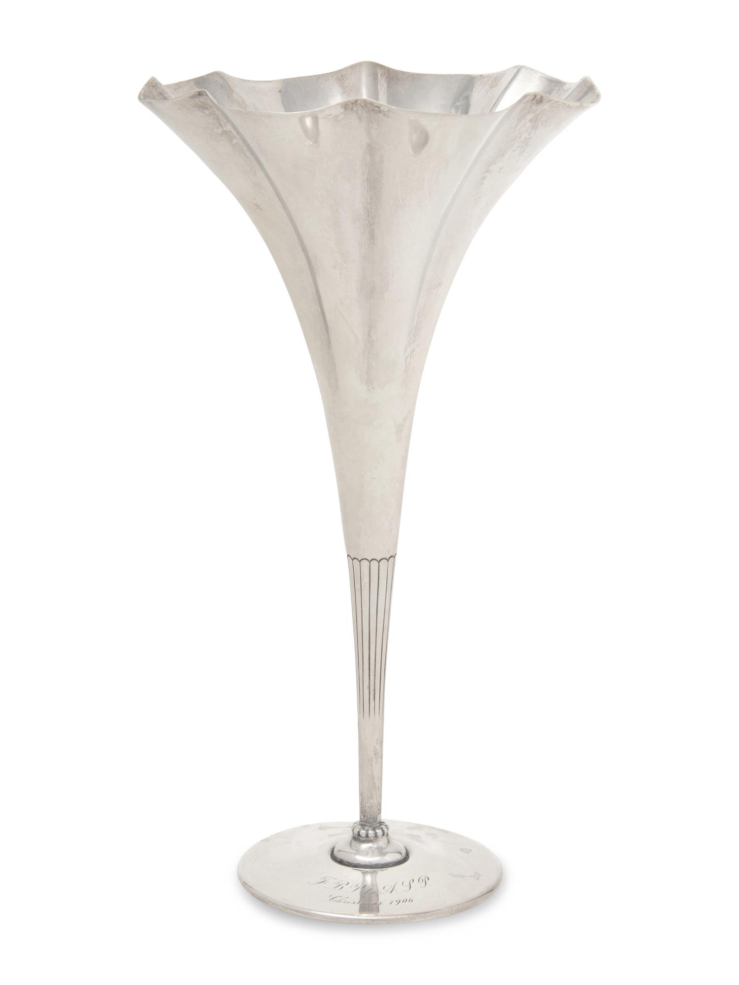 A Tiffany and Co. Silver Vase