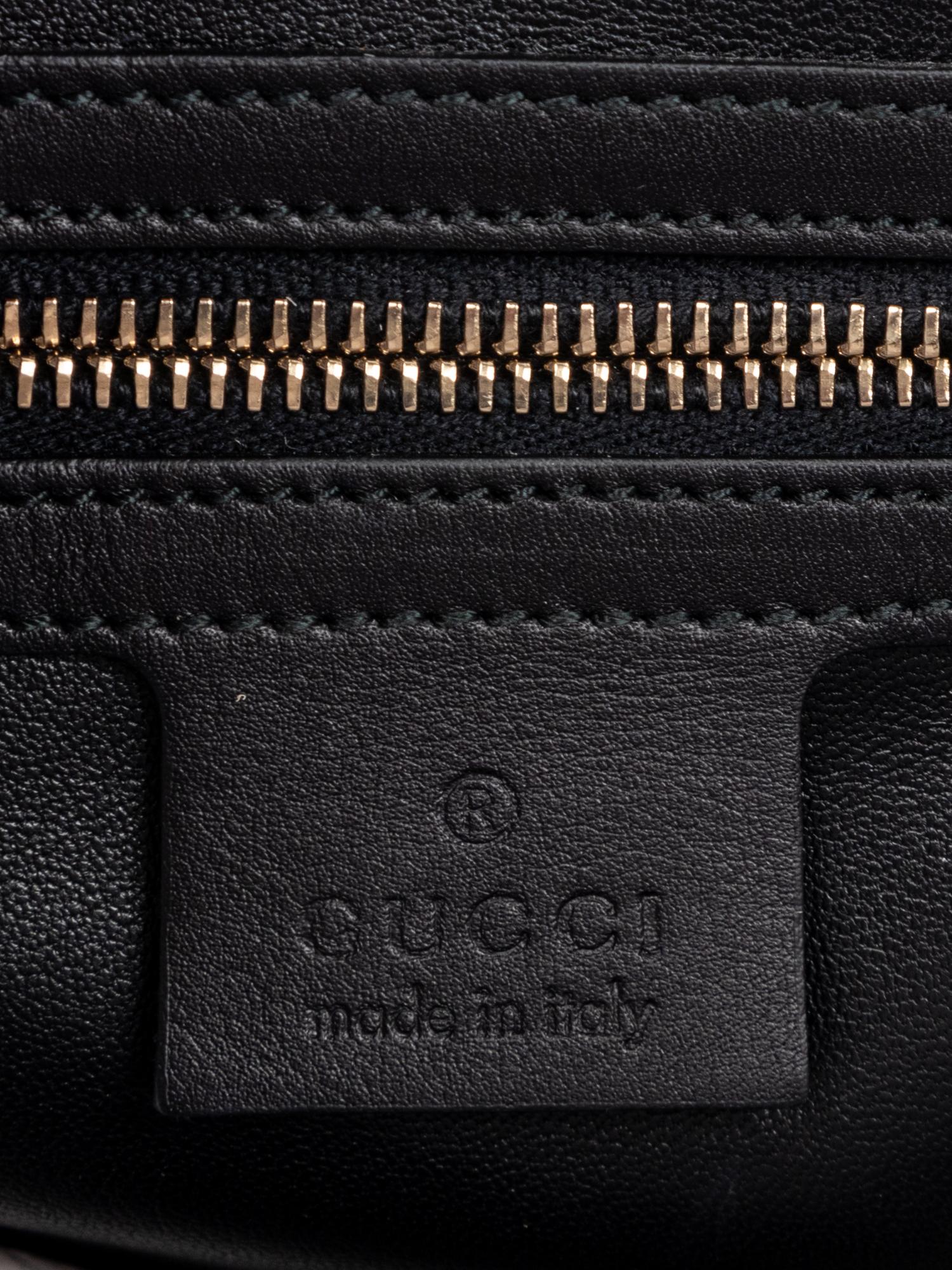Gucci Python Tote Bag with Bamboo Handles
