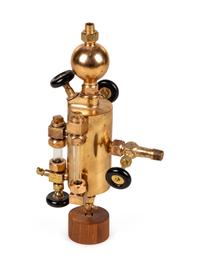 An American Brass Sight Feed Lubricator