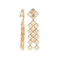 TIFFANY & CO., ITALY, YELLOW GOLD EARCLIPS