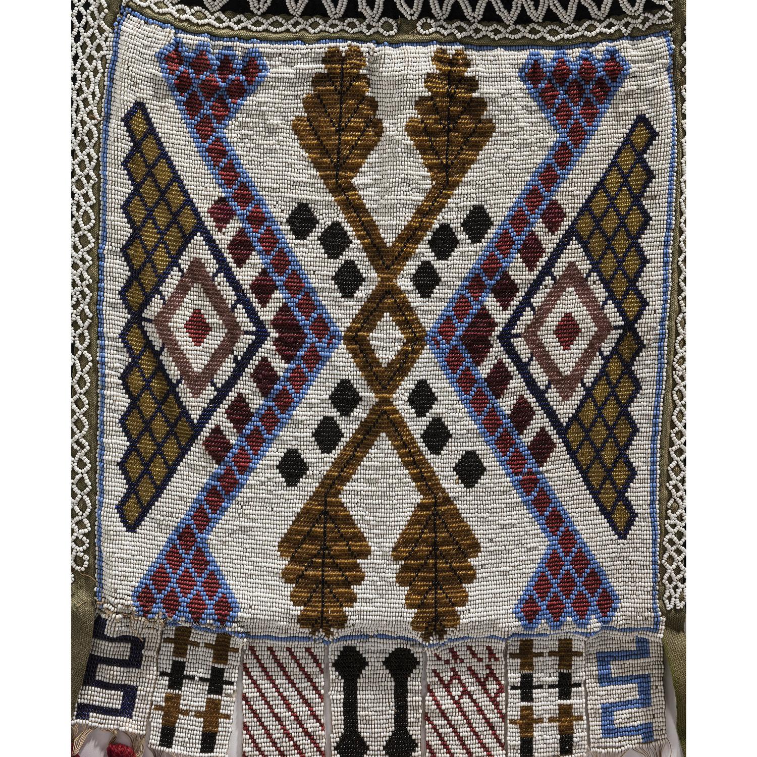 Potawatomi Loom-Beaded Bandolier Bag