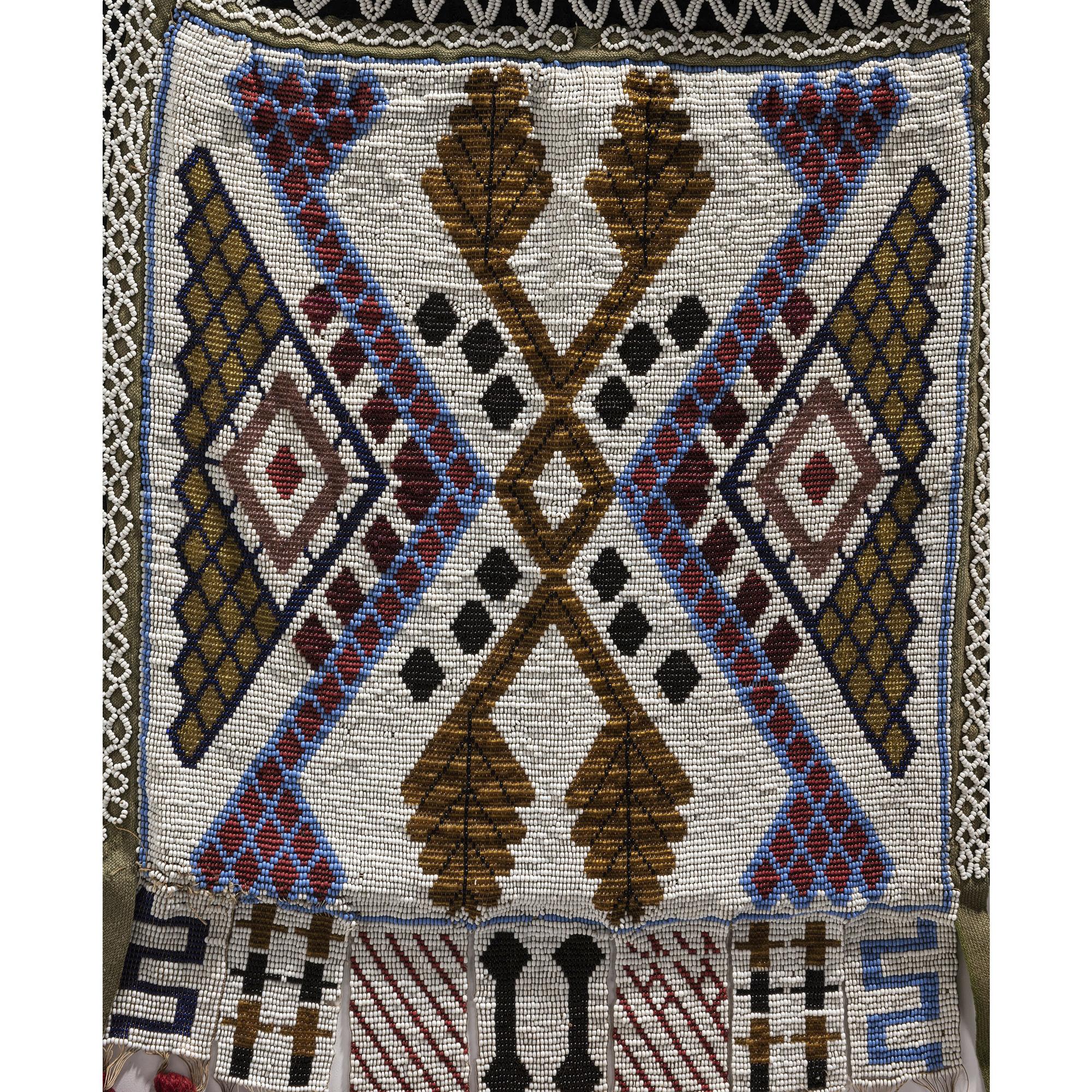 Potawatomi Loom-Beaded Bandolier Bag