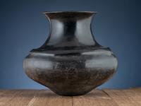 Ohkay Owingeh Blackware Pottery Jar