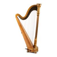 A Lyon and Healy Giltwood Harp