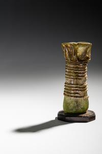 A Roman Glass Double Unguentarium with Iridescence