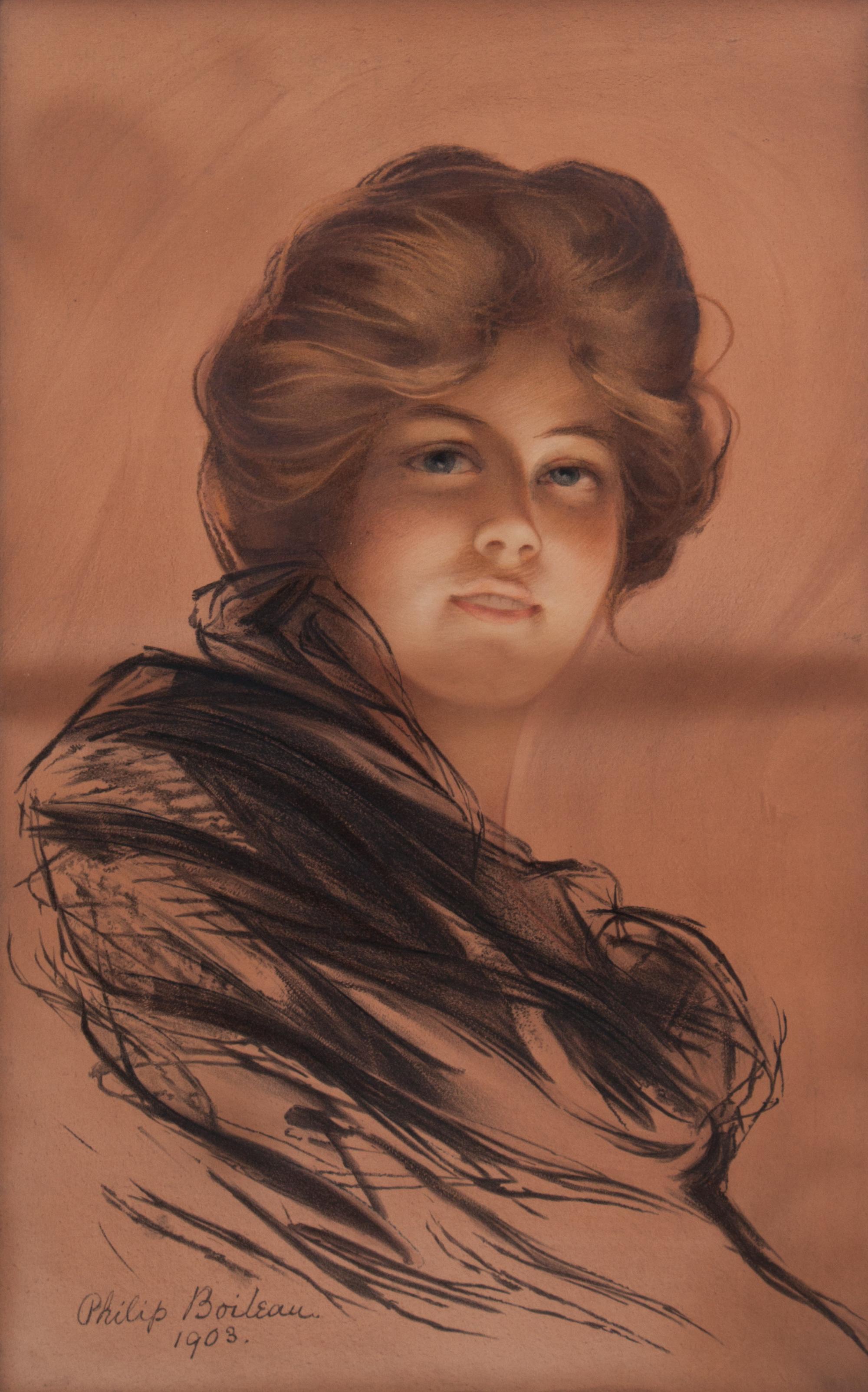 Philip Boilleau, (American/Canadian, 1864-1917), Portrait of a Young Woman, 1903
