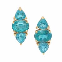Karma El Khalil, 'Astraea', Aquamarine and Apatite Earrings