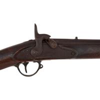 Extremely Rare Leman Civil War Era Percussion Militia Rifle