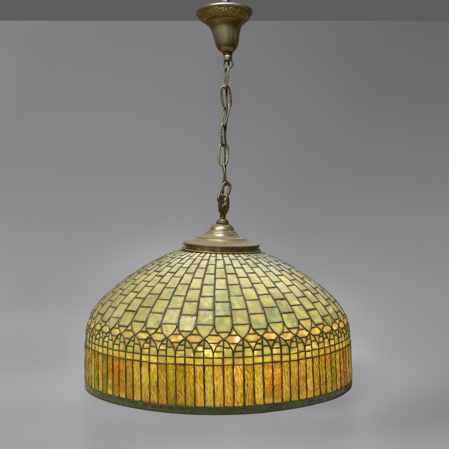 Curtain Border hanging shade, c. 1910