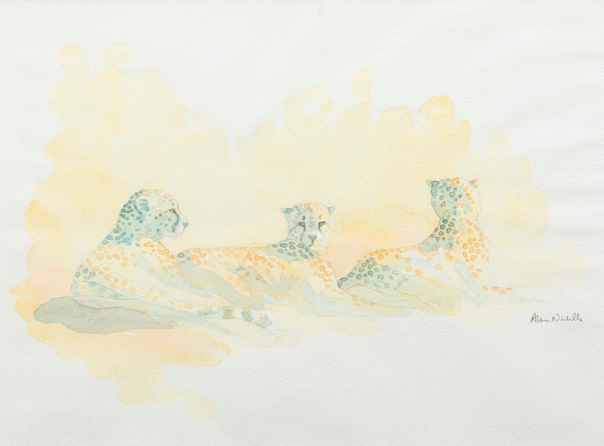 Cheetah Trio Field Sketch , 2012
