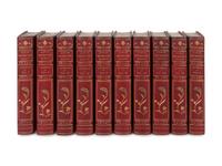 [BINDINGS]. LOCKHART, John Gibson (1794-1854). The Life of Sir Walter Scott . London and Boston: J. B. Millet Company, [ca 1903].