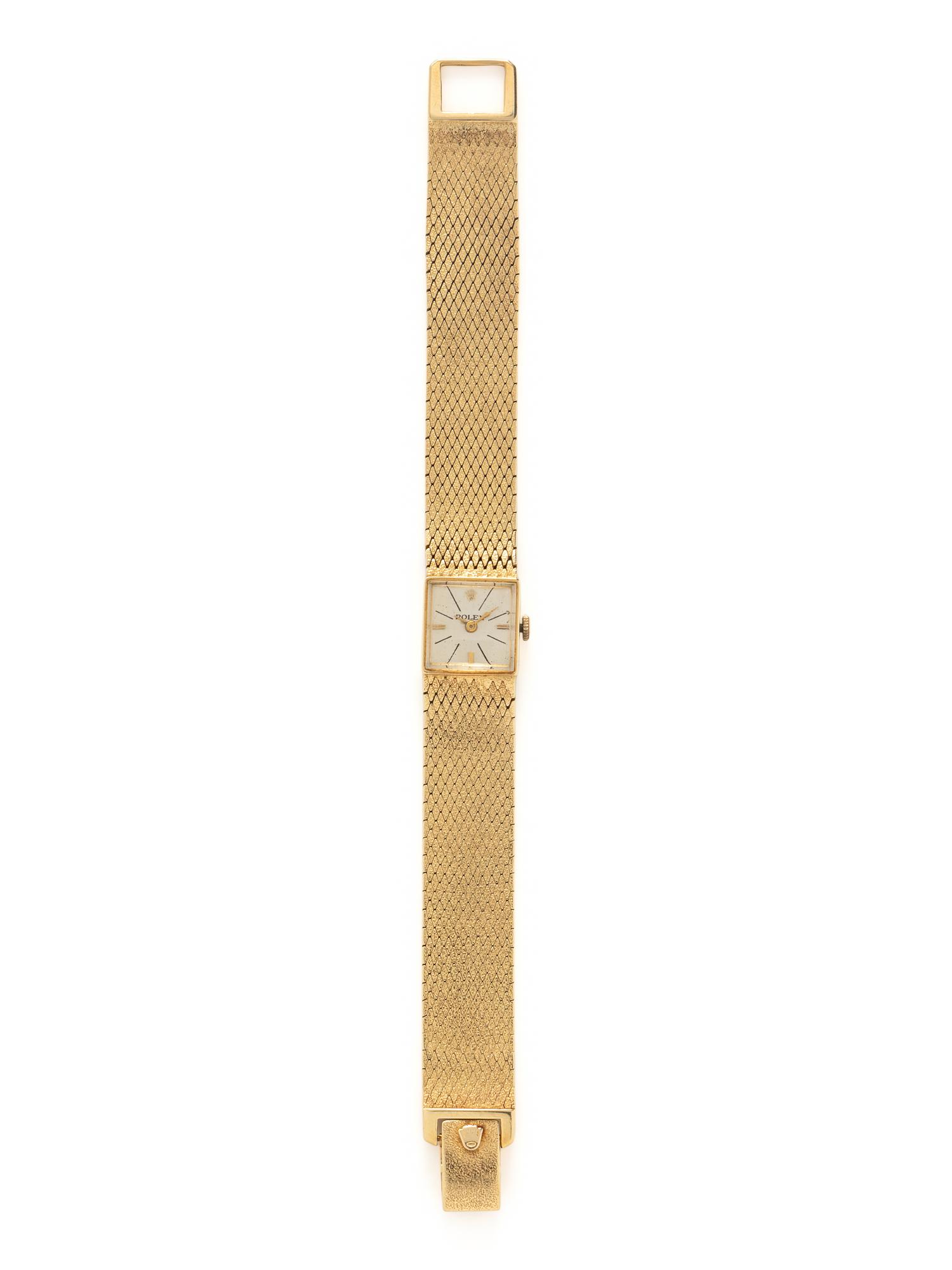 ROLEX, YELLOW GOLD WATCH