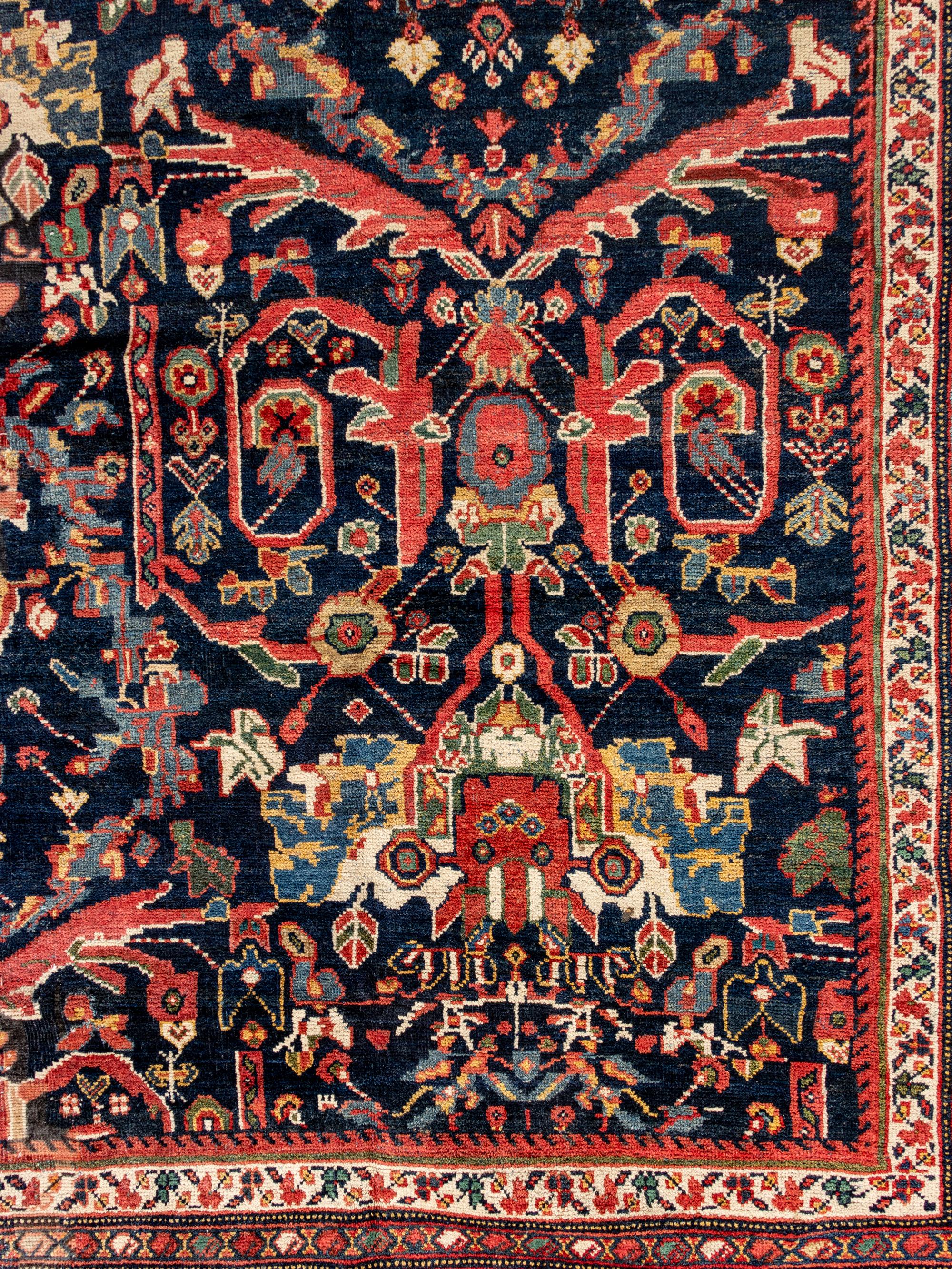 A Heriz Wool Rug