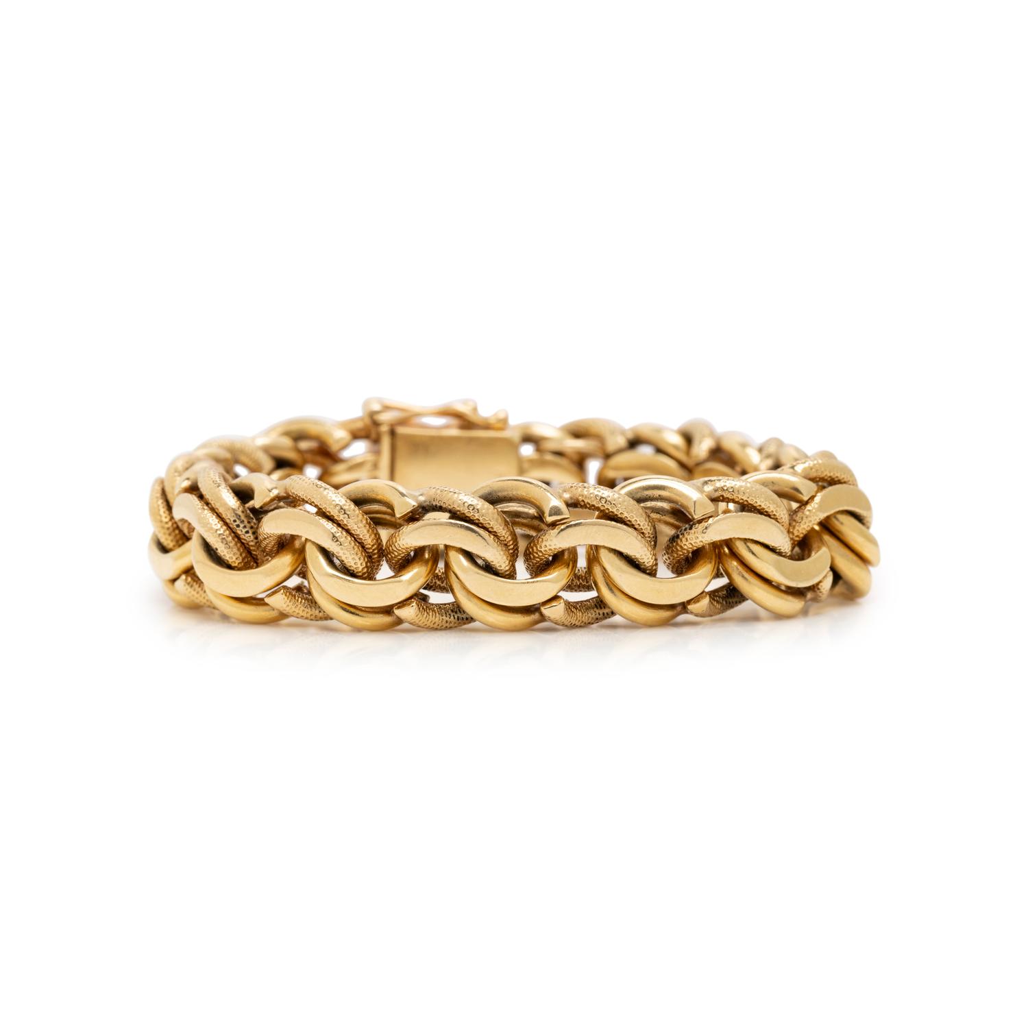 YELLOW GOLD BRACELET