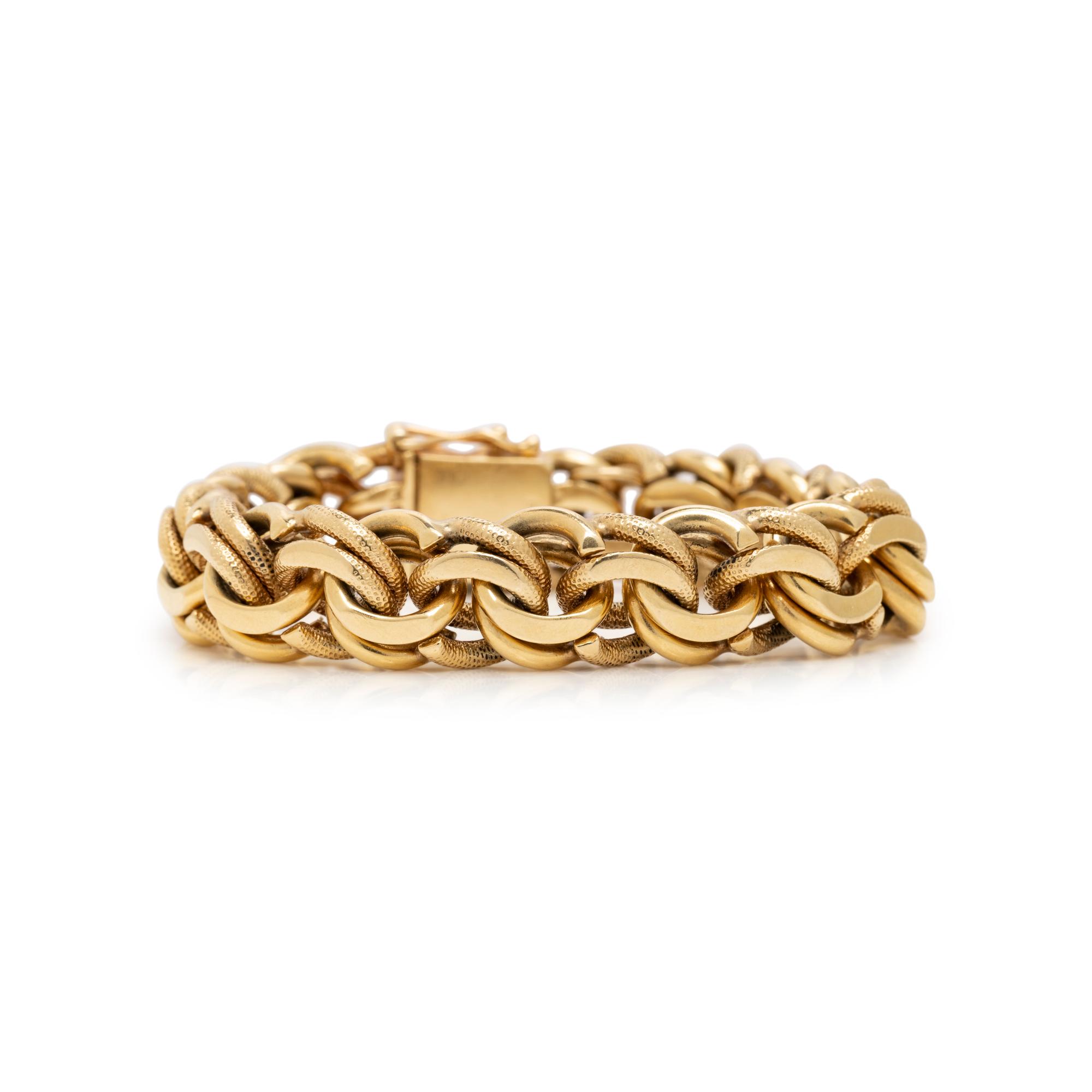 YELLOW GOLD BRACELET