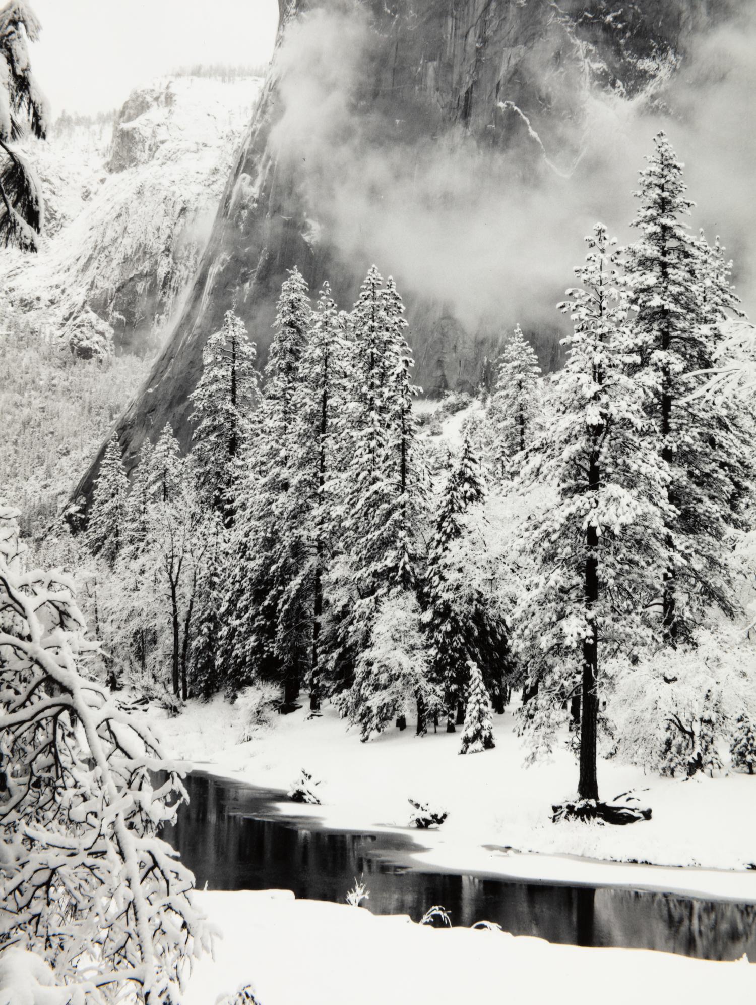 Ansel Adams (1902-1984) El Capitan, Winter, Yosemite National Park, 1948