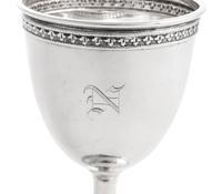 A Set of Twelve American Silver Goblets
