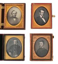 [EARLY PHOTOGRAPHY]. 23 quarter plate daguerreotypes featuring men of varying ages.