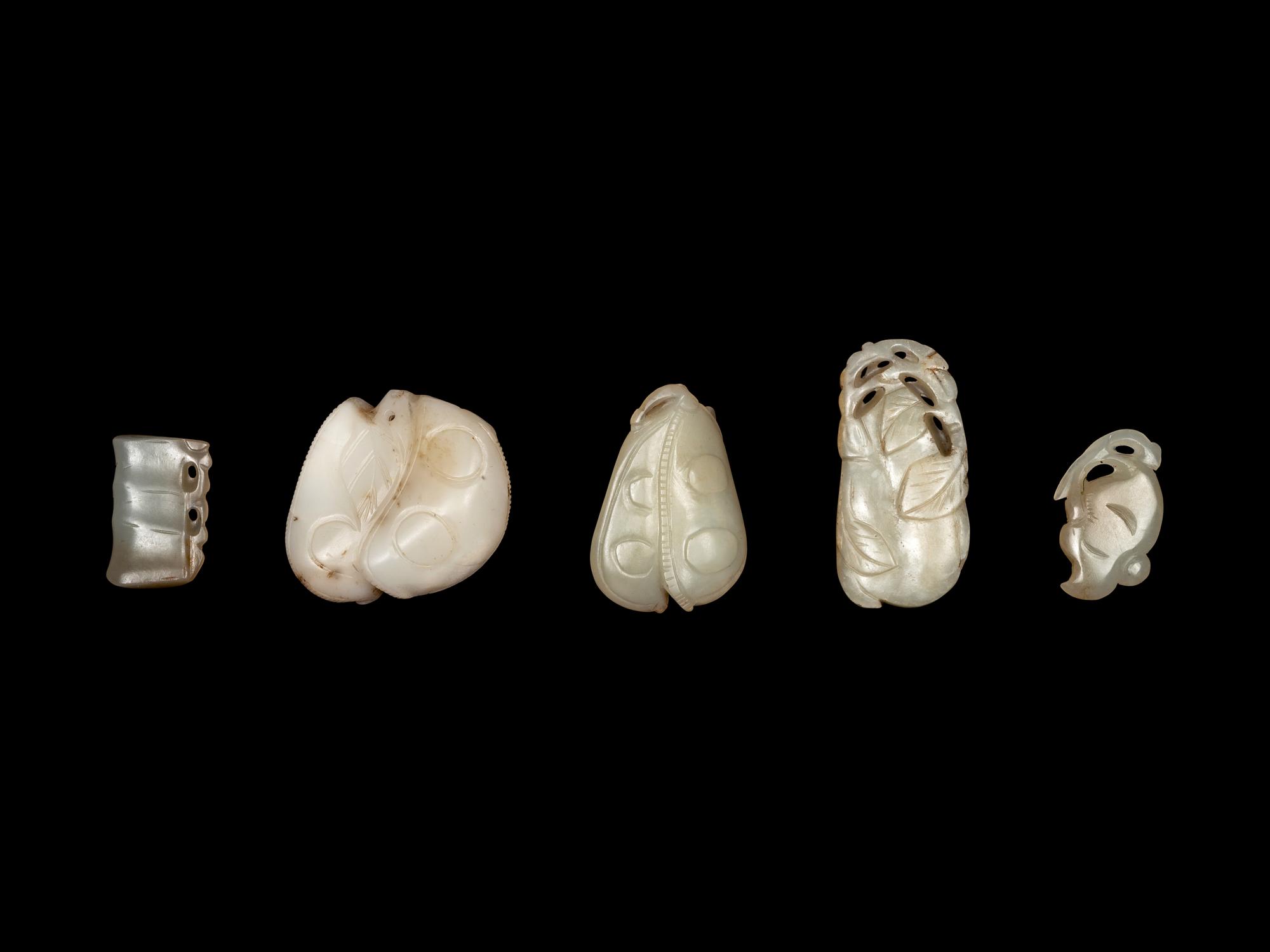 Five Chinese Jade Carvings