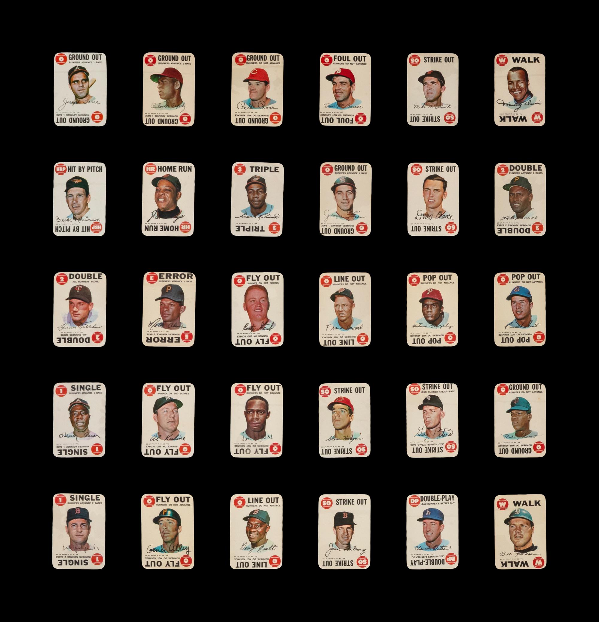 A Group of Assorted 1960s Odd Ball Baseball Cards