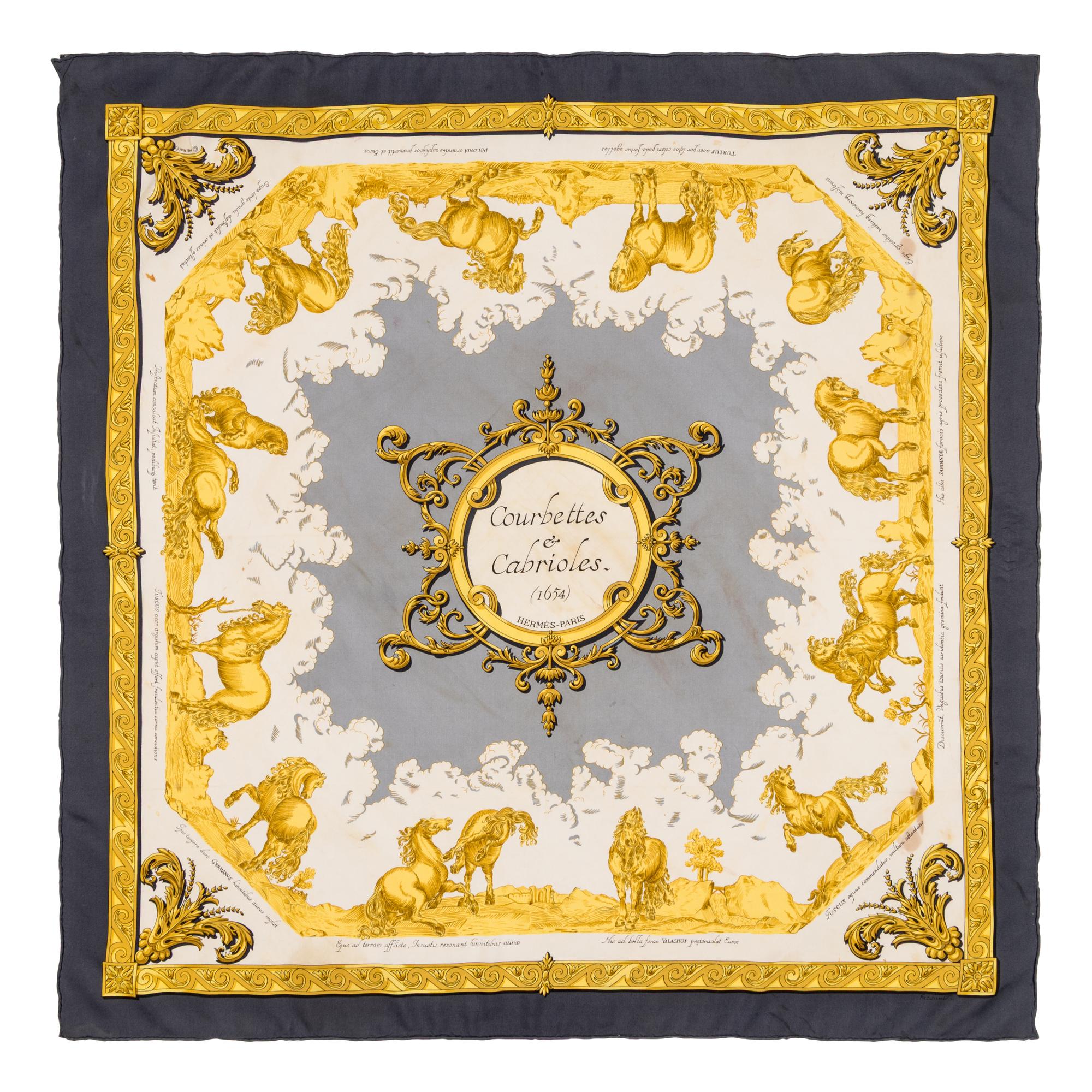 Hermès, Five Silk Scarves 90
