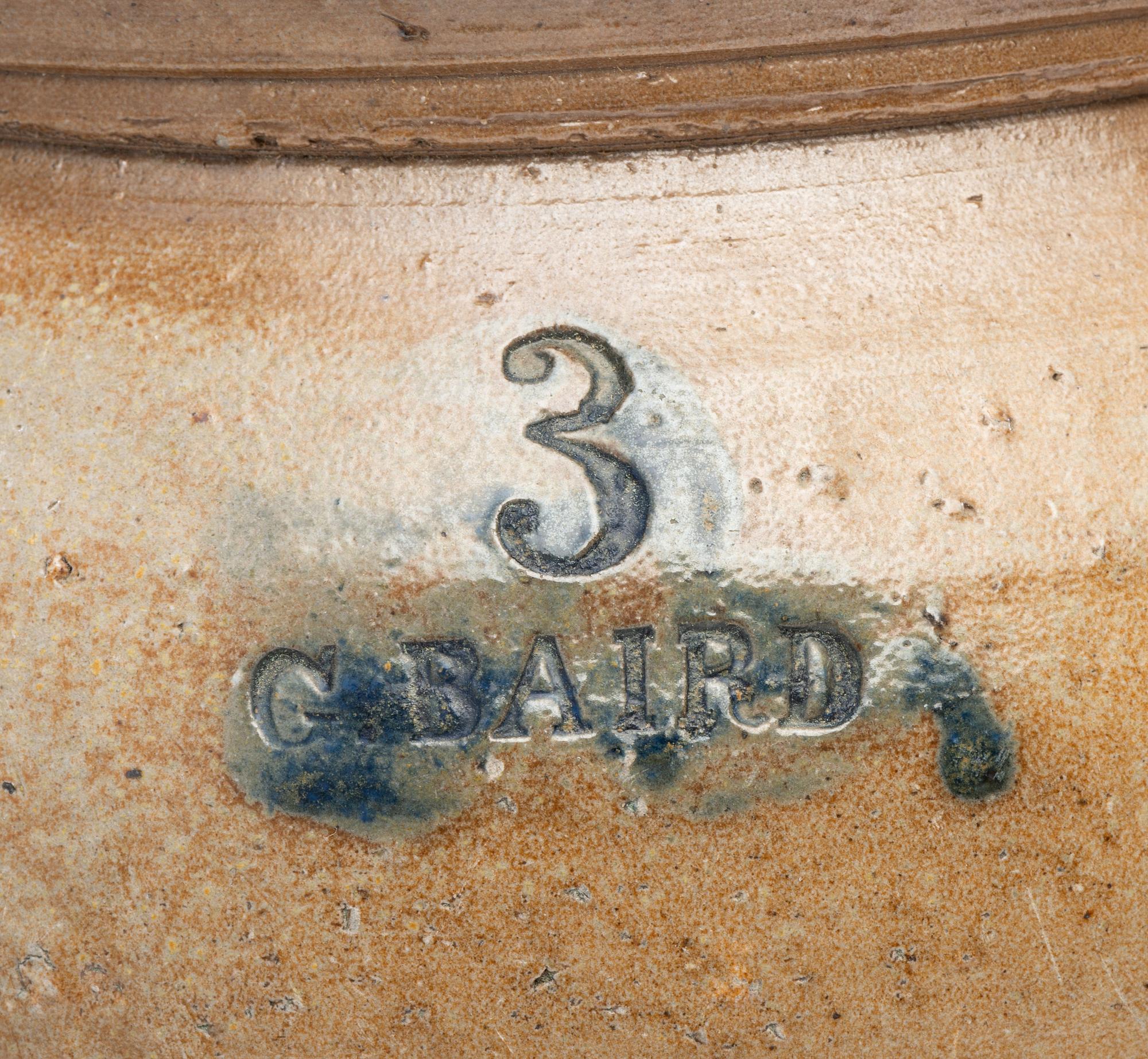 Two Three-Gallon Stoneware Crocks