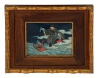 A Pair of Chinese Reverse Paintings on Glass
