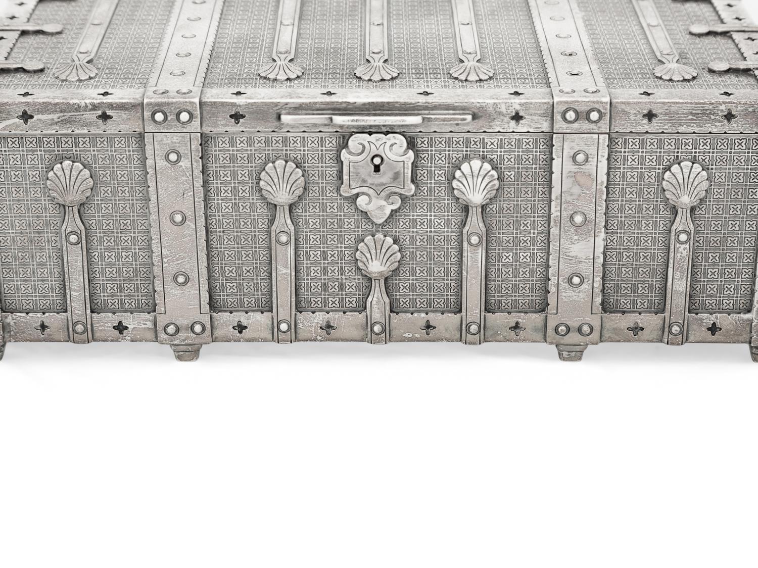 A Tiffany and Co. Silver Humidor