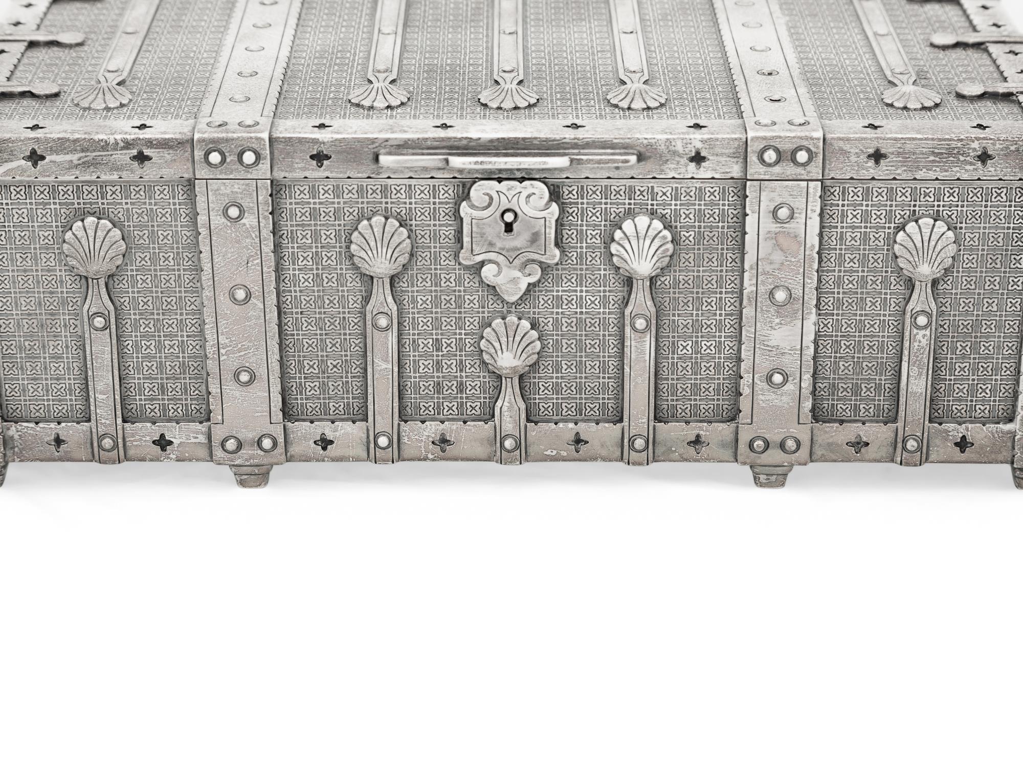 A Tiffany and Co. Silver Humidor