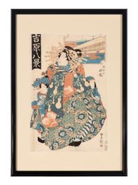 Six Japanese Woodblock Prints