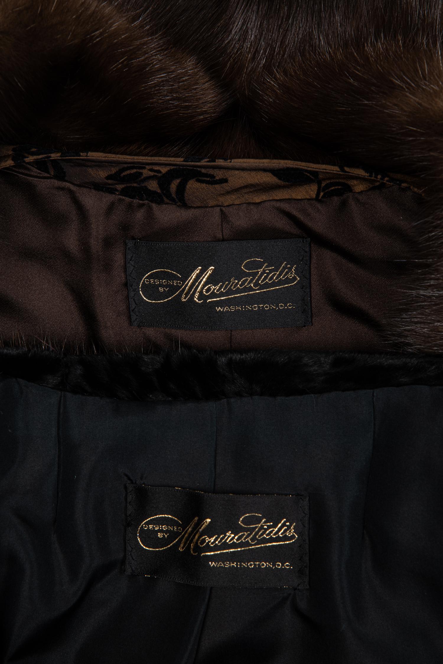 Two Mouratidis Fur Jackets