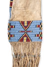 Central Plains Beaded Hide Tobacco Bag