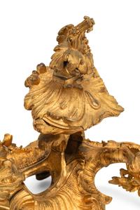 A Louis XV Style Gilt Bronze Inkwell