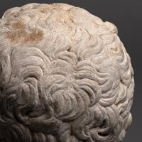 A Grand Tour Marble Portrait Head of Emperor Caracalla
