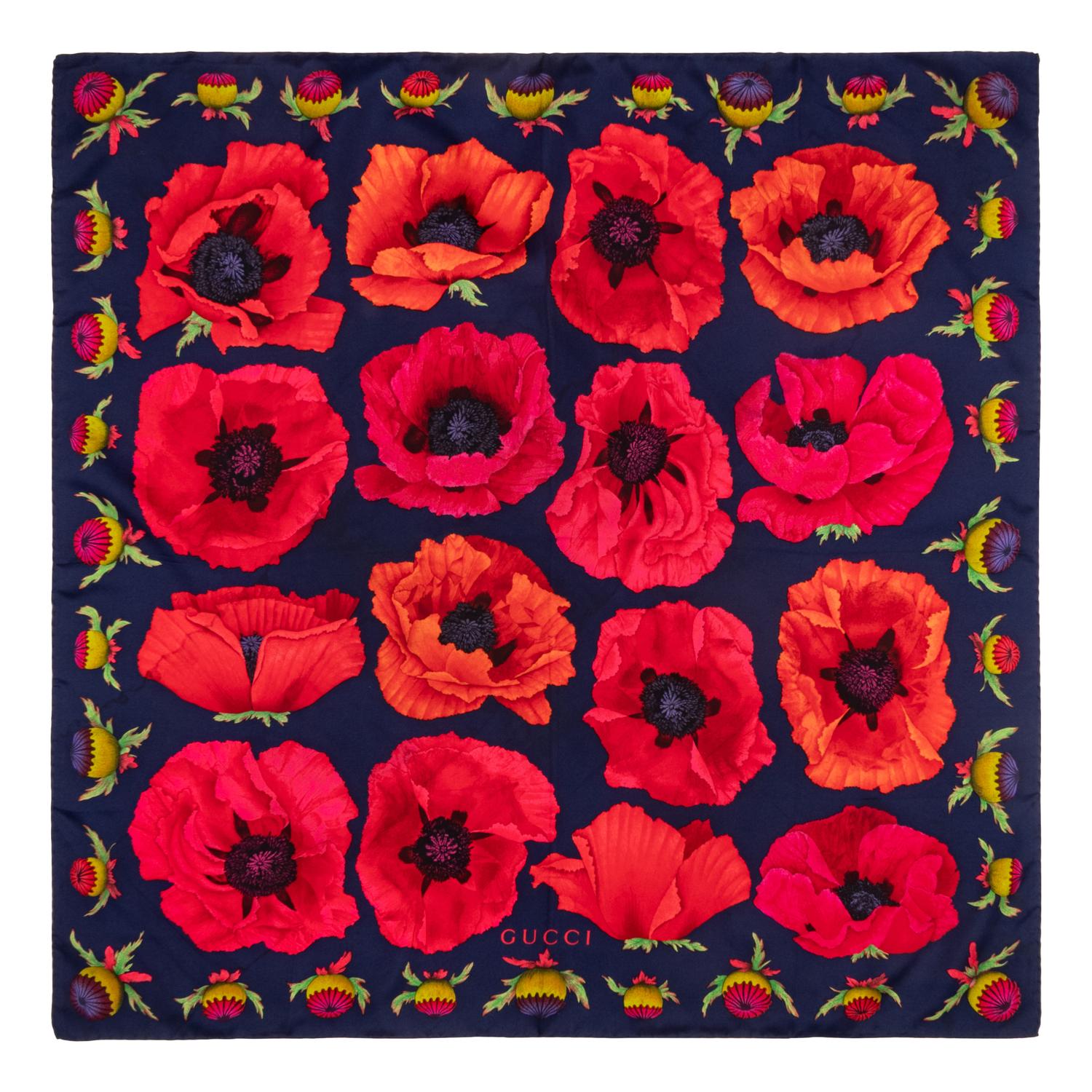 Gucci, Four Silk Scarves