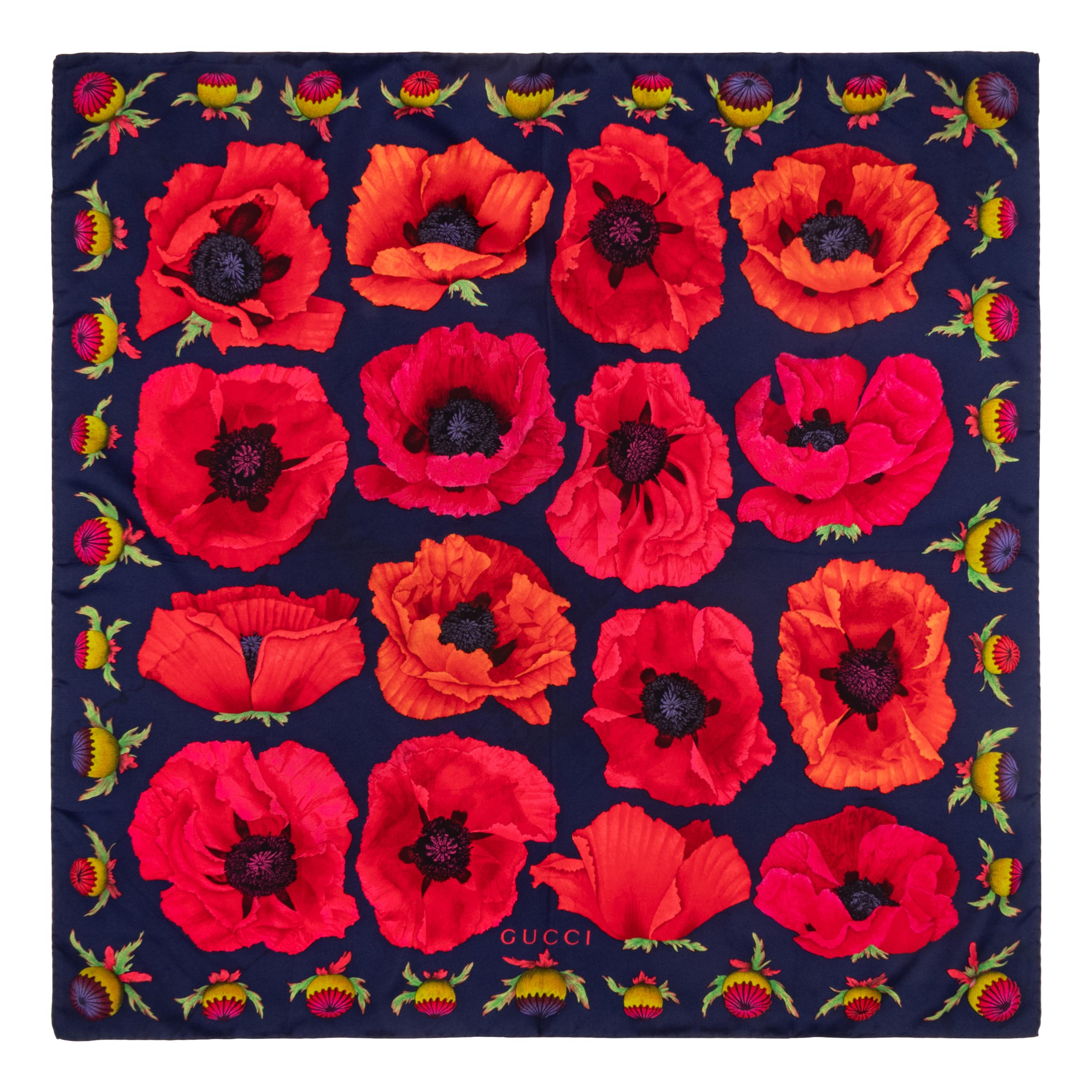 Gucci, Four Silk Scarves