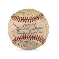 A 1938 Cincinatti Reds Team Signed Autograph Baseball (Beckett Authentication Services)