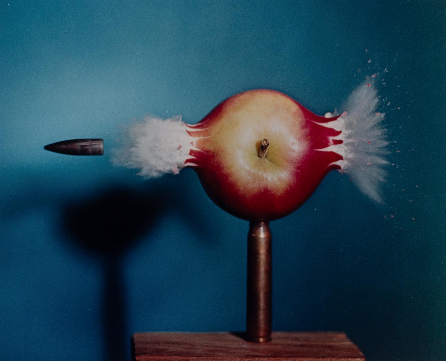Bullet through apple , 1964
