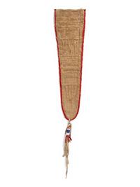 Apsáalooke/Nez Perce Beaded Hide Drop