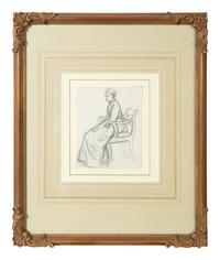 Contemplation , circa 1870s