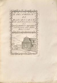 [Literature] Boccaccio, Giovanni: Group of 12 Works