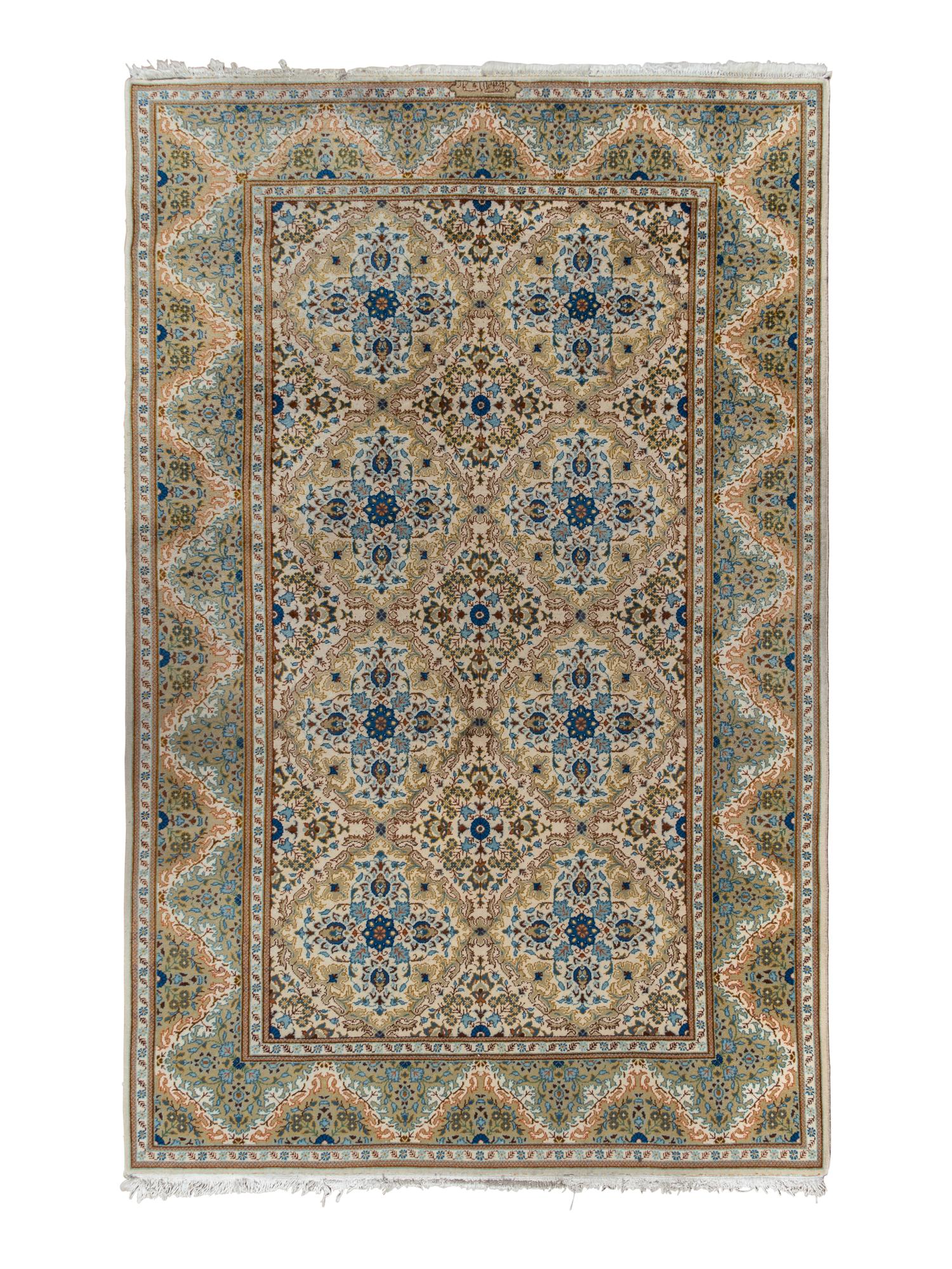A Kashan Wool Rug